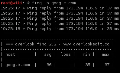 Fing interface